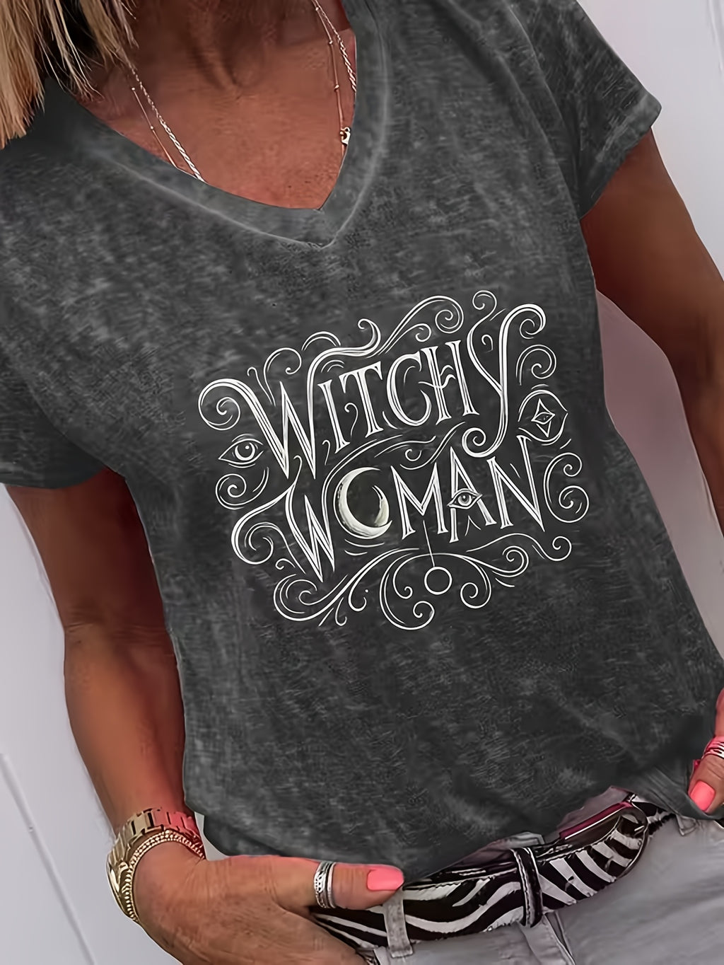 Witchy Woman Woman's Soft Knit Tee