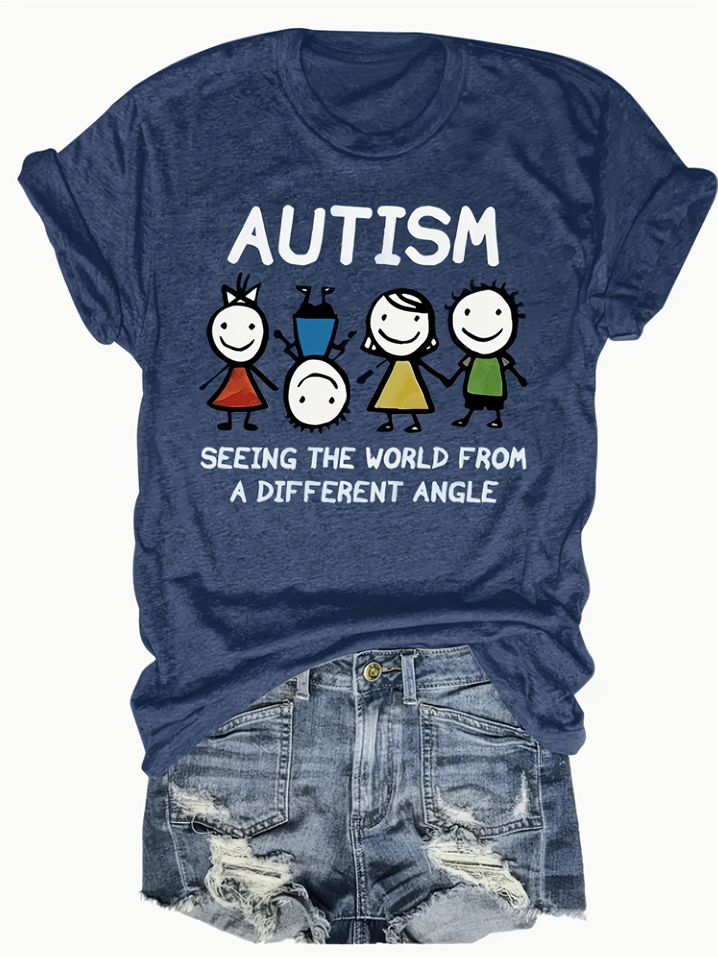 Women's Autism Awareness Tee, Autism Graphic T-Shirt