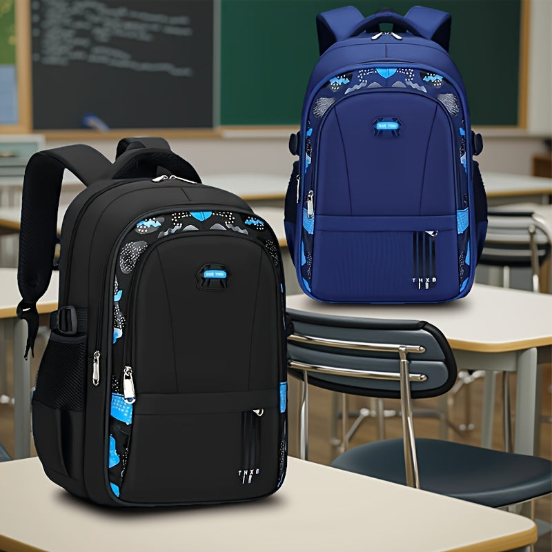 Lightweight Nylon Camo/Solid Large Capacity School / Travel Backpack