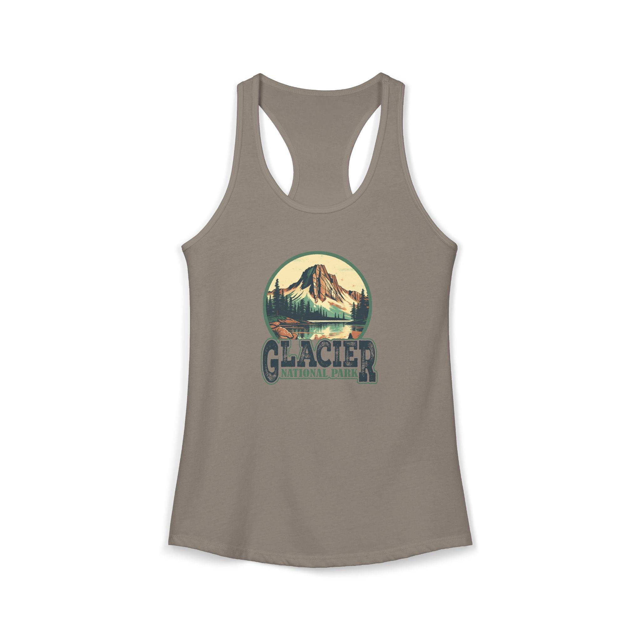 Glacier National Park Tank, Women's Ideal Racerback Tank