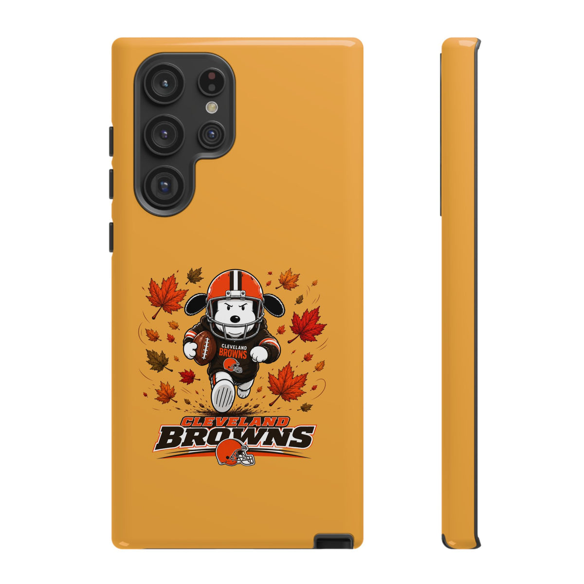 Cleveland Browns Fall Snoopy Touchdown Phone Case, 55 Sizes