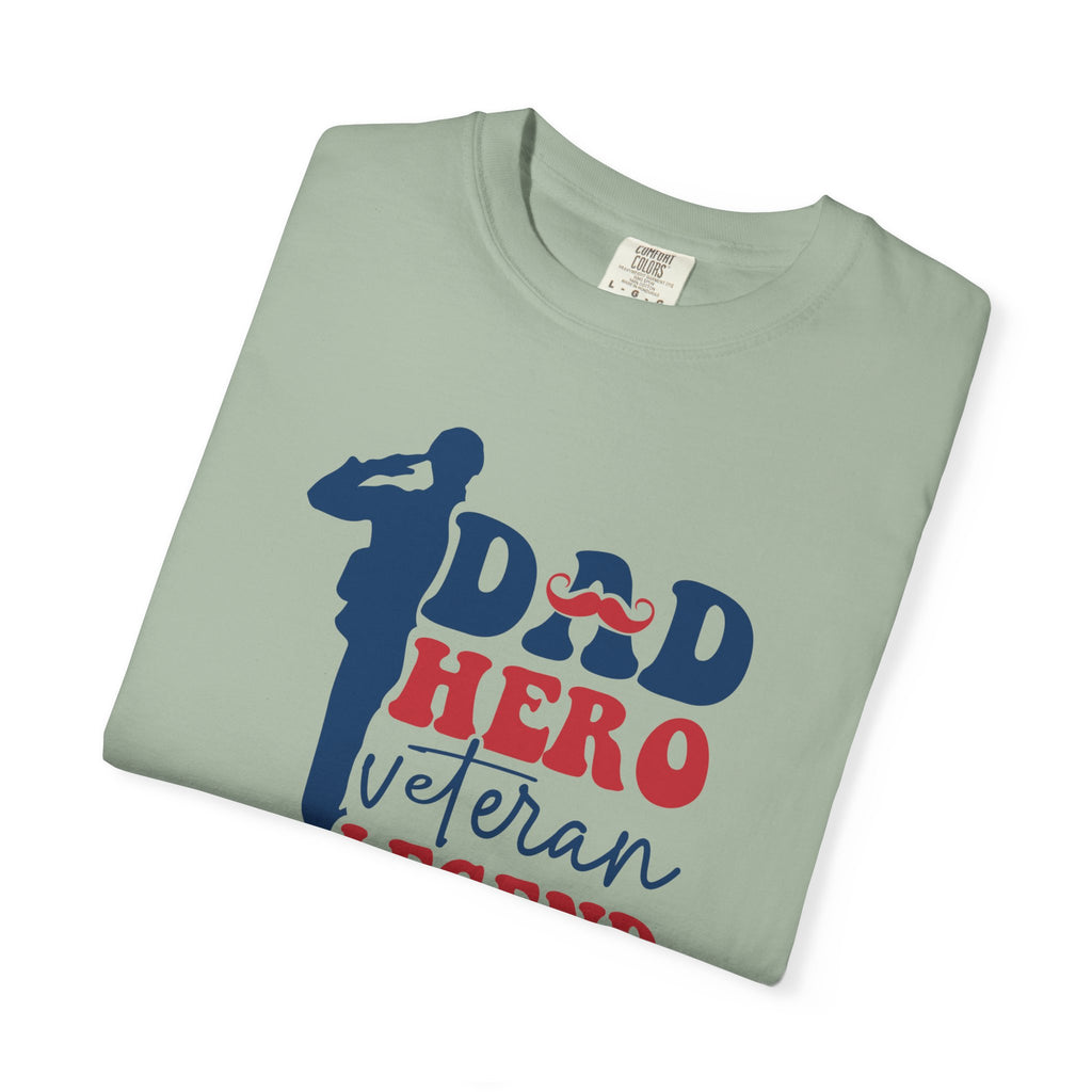Dad Hero Veteran Legend T-Shirt, Father's Day Gift, Patriotic Shirt, Military Dad Tee, Family Man Top