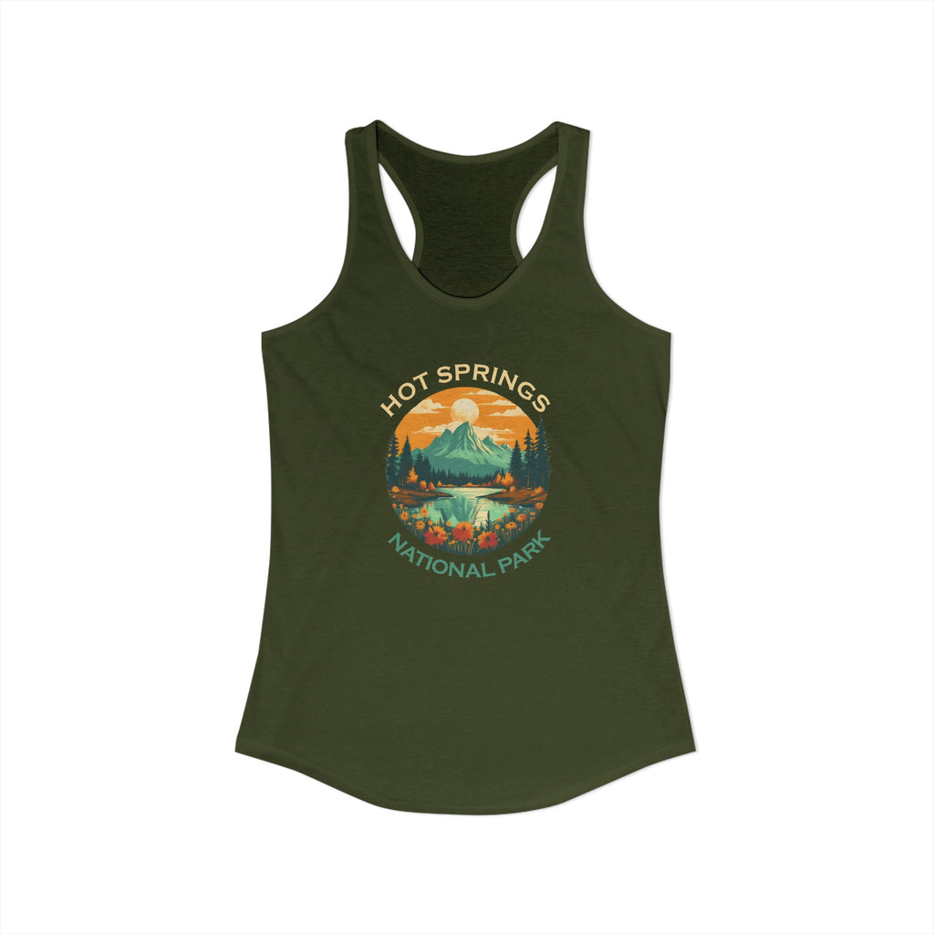 Hot Springs, Women's Ideal Racerback Tank