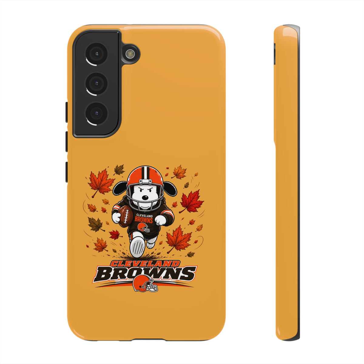 Cleveland Browns Fall Snoopy Touchdown Phone Case, 55 Sizes