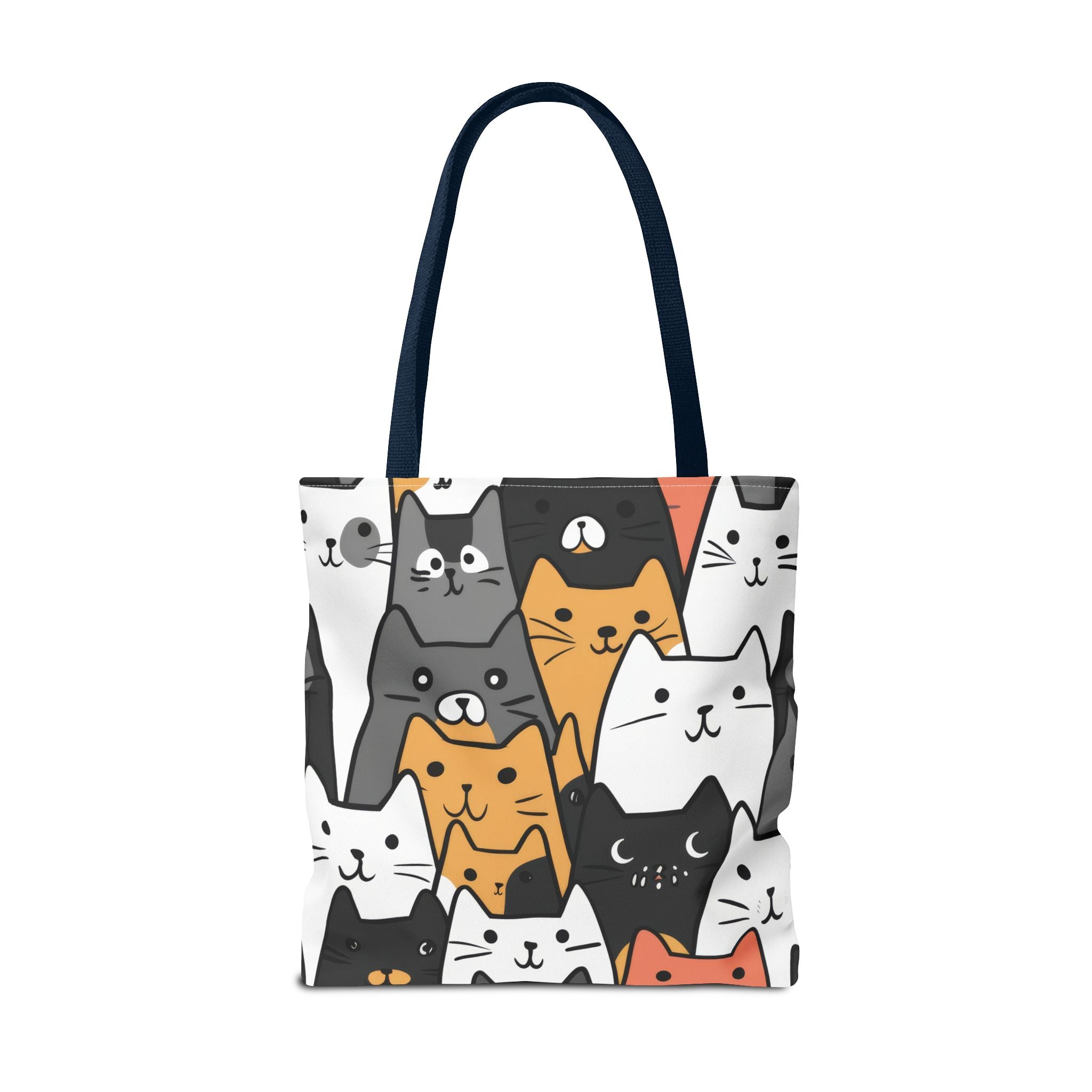 Cat Face Tote Bag, 3 Sizes