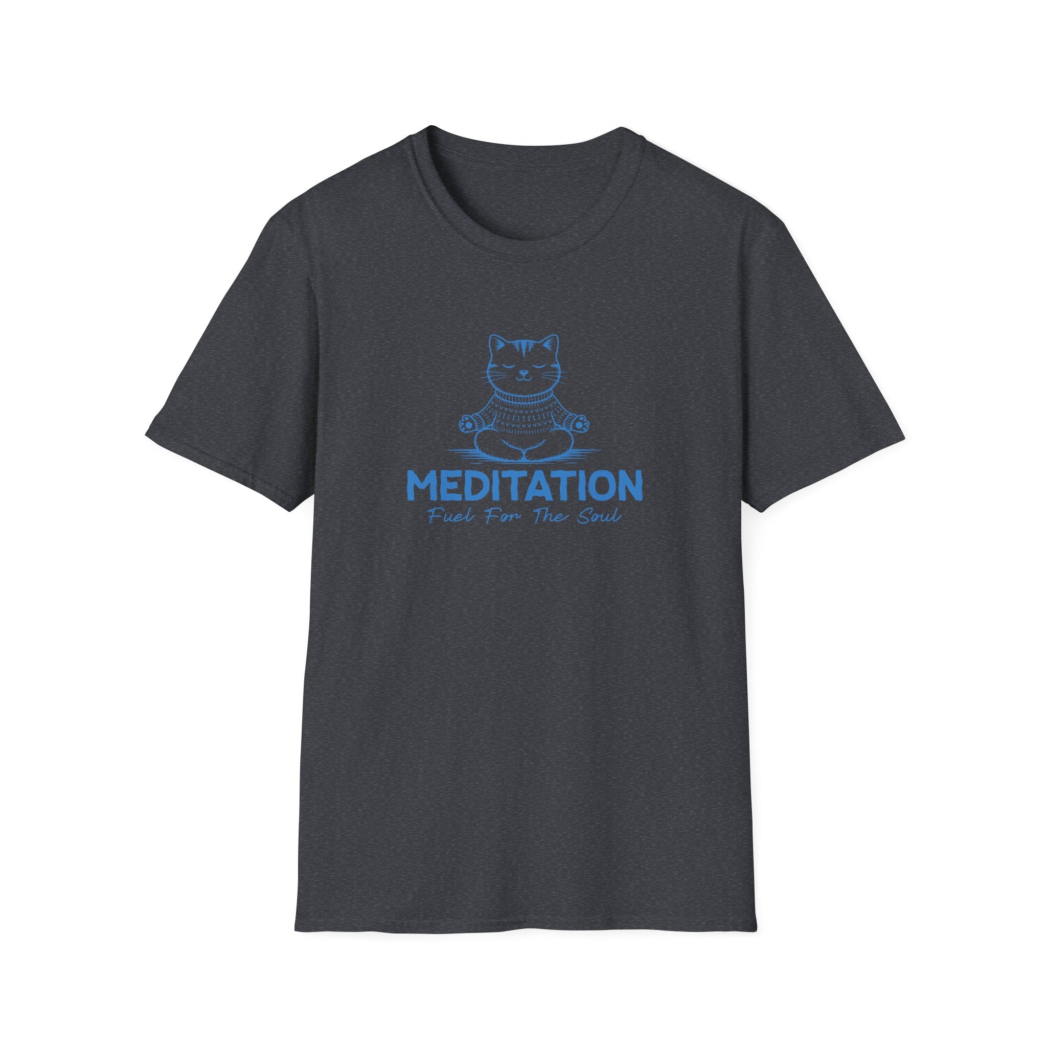 Cat Yoga Meditation T-Shirt — Cat Zen Tee for Mindfulness & Pet Lovers