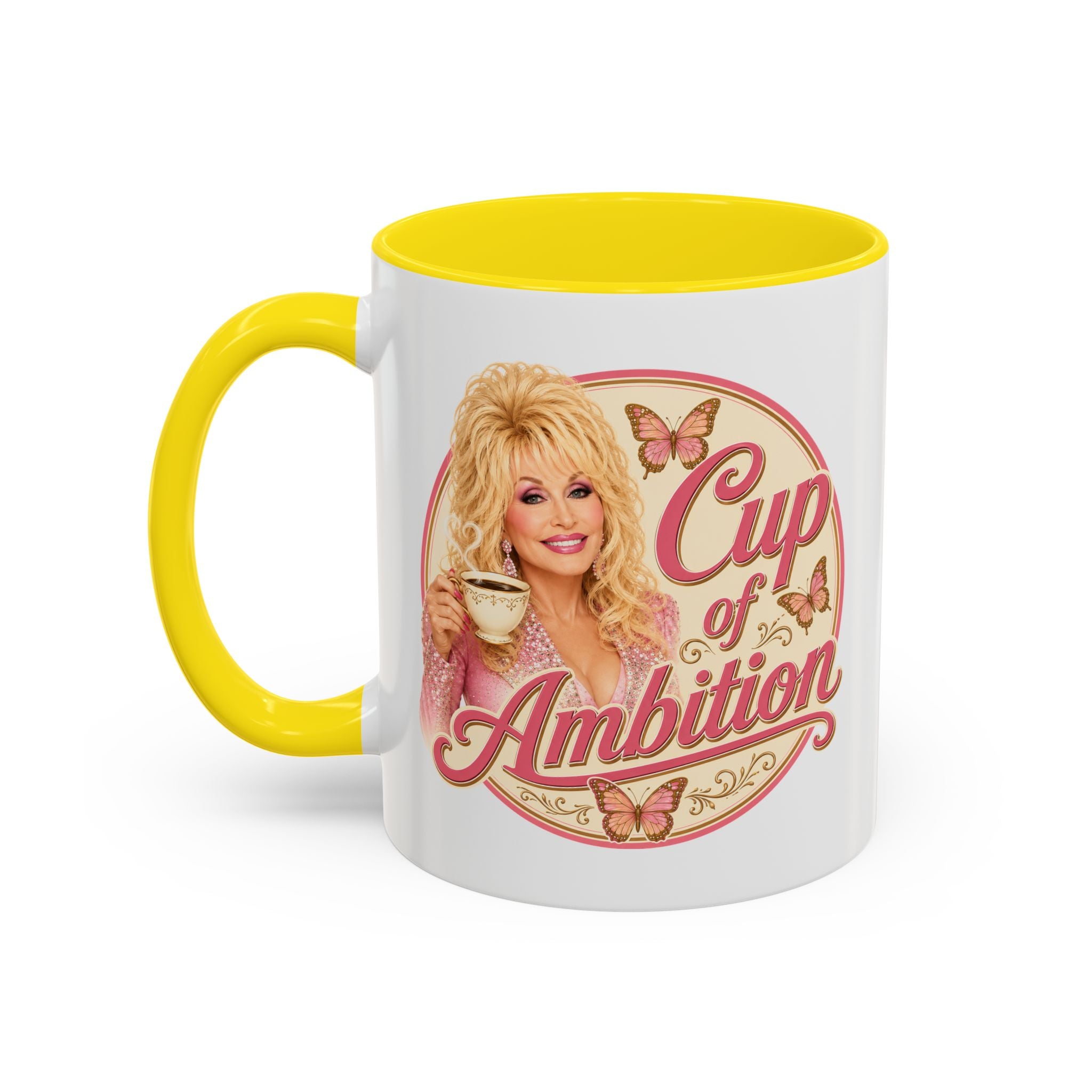 Dolly Parton's “Cup of Ambition” Ceramic Coffee Mug