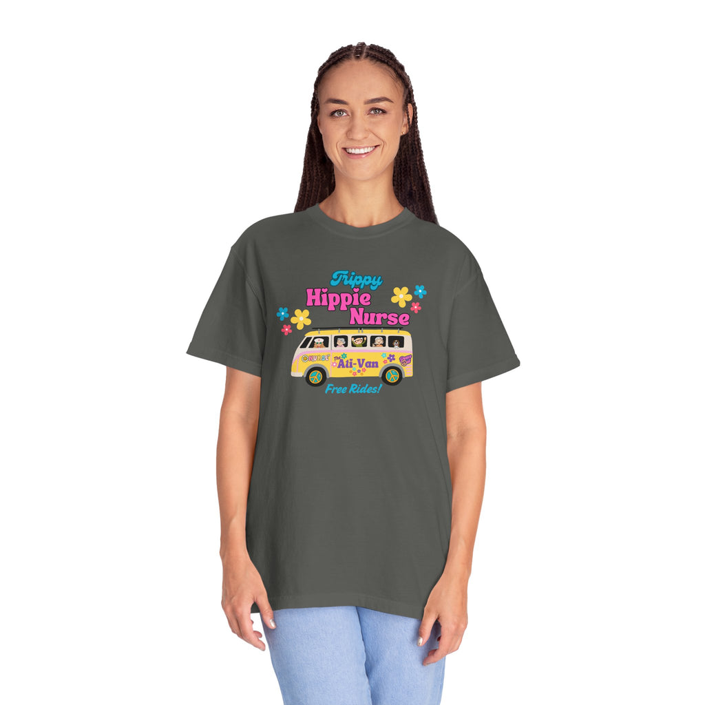 Funny Nurse T-Shirt, Ati-Van Ride, Unisex Tee, 100% Cotton, Nurse Gift, Soft Nurse T-Shirt