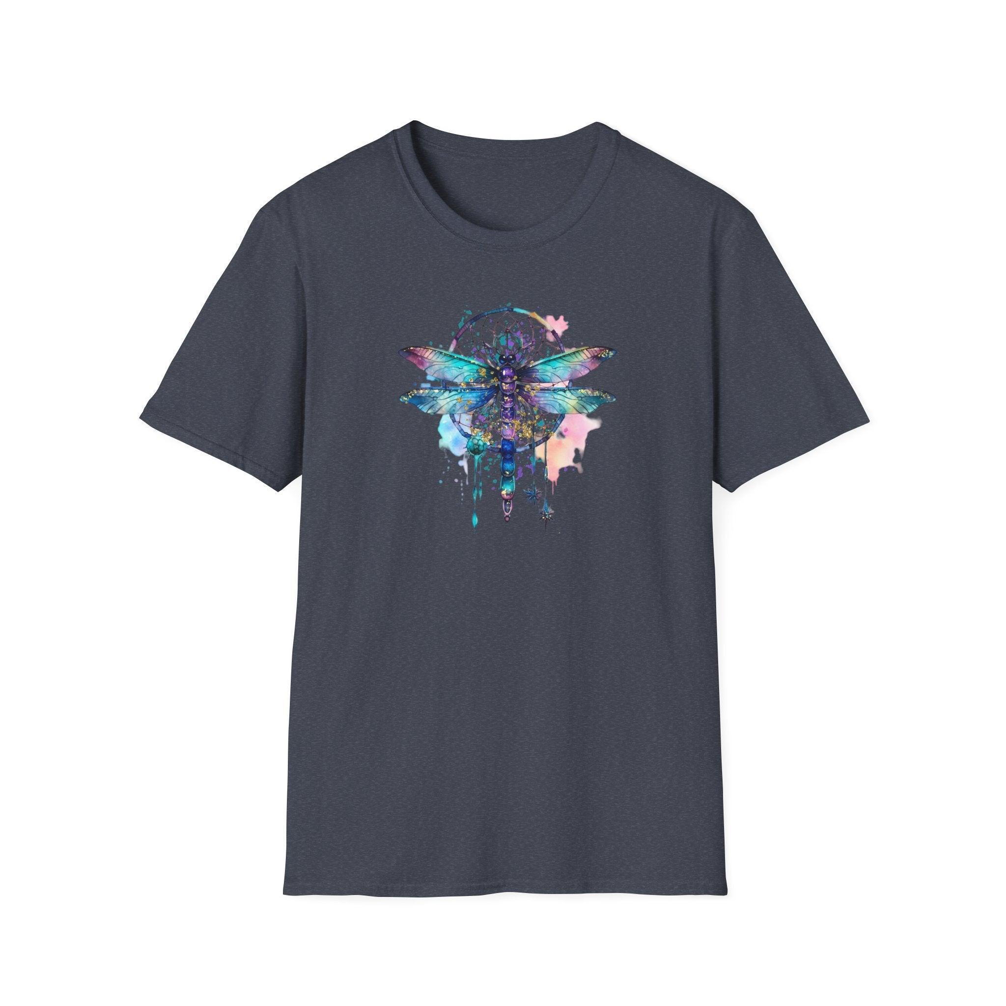 Dreamy Dragonfly T-Shirt, Bohemian Tee, Nature Lover Gift, Summer Outfit, Eco-friendly Apparel, Festival Wear, Unique Graphic Tee