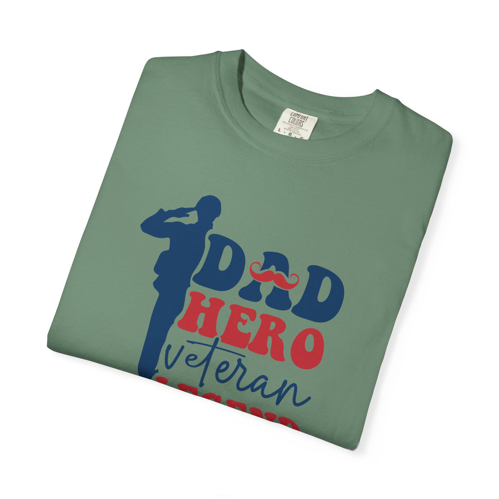 Dad Hero Veteran Legend T-Shirt, Father's Day Gift, Patriotic Shirt, Military Dad Tee, Family Man Top