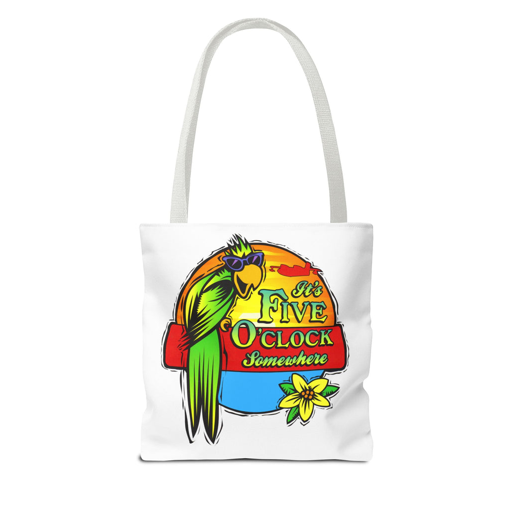 It's Five O'Clock Somewhere Tote Bag, Jimmy Buffett Tote Bag, 3 Sizes