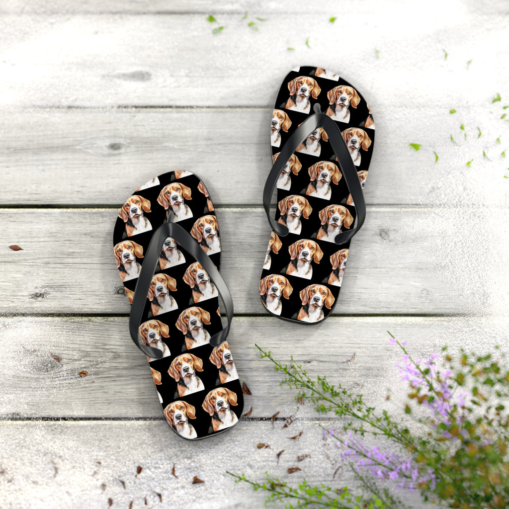 Beagle Flip Flops