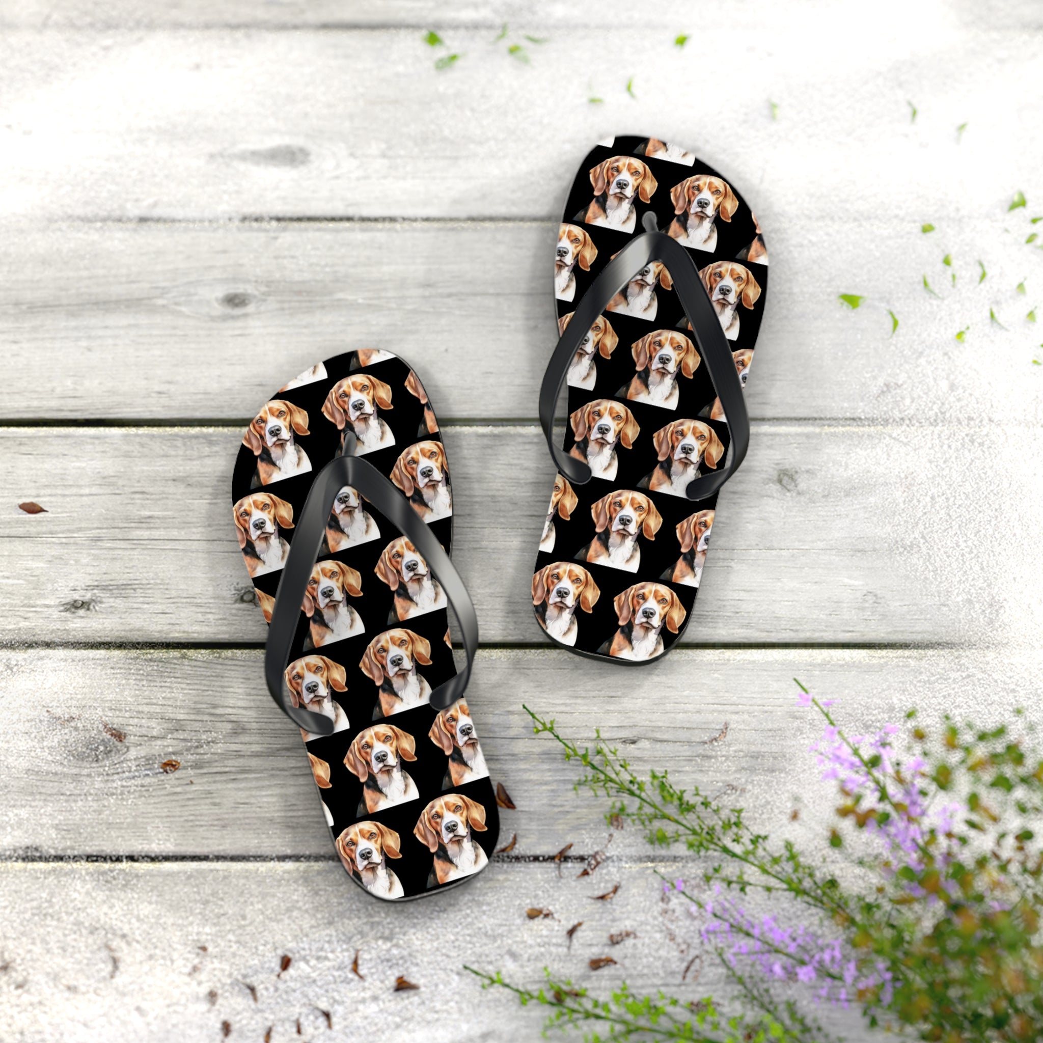 Beagle Flip Flops