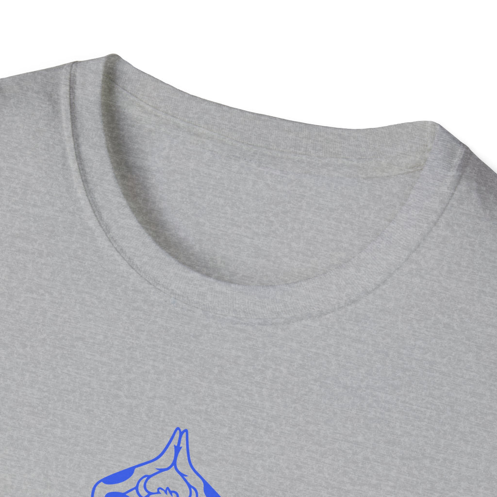 Cow Yoga T-Shirt — "Less Noise, More Peace"