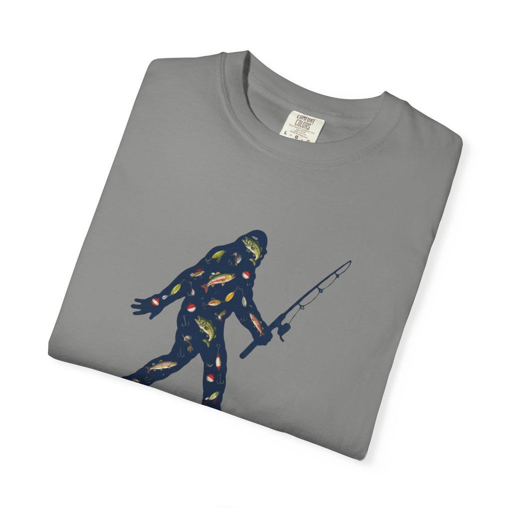 Bigfoot Fishing Father's Day T-Shirt,  Father's Day T-Shirt