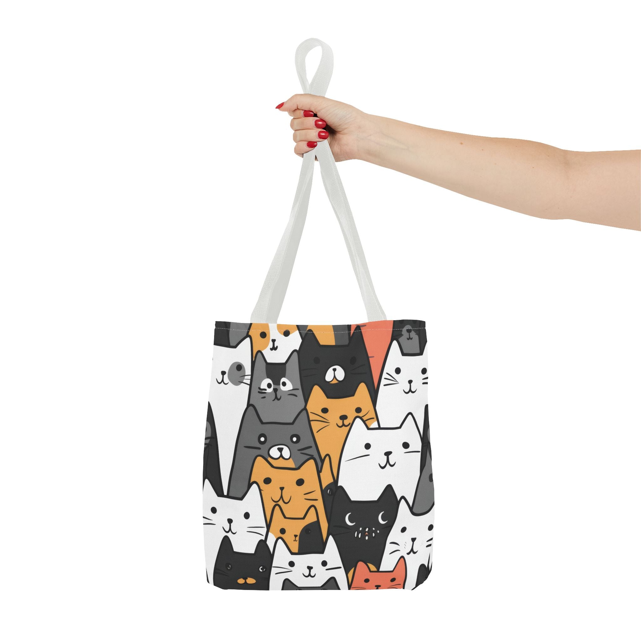 Cat Face Tote Bag, 3 Sizes