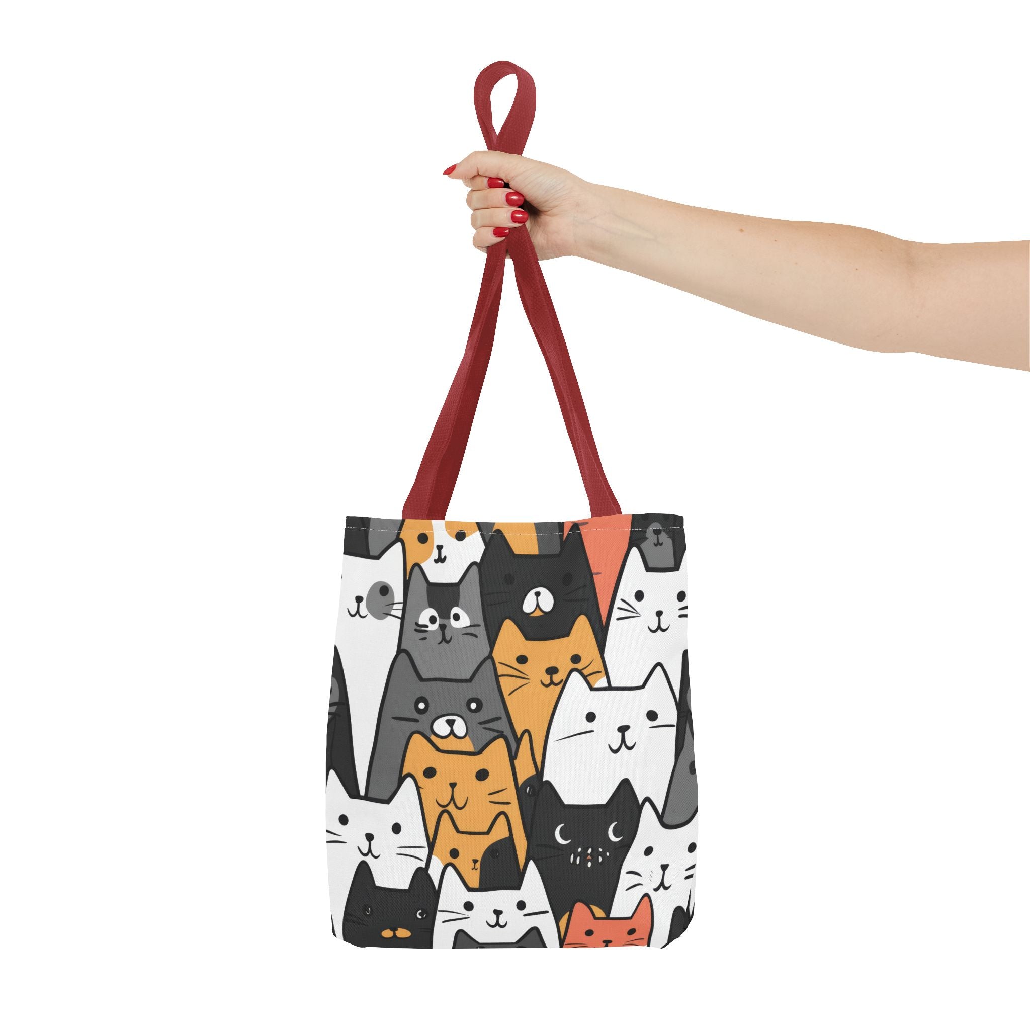 Cat Face Tote Bag, 3 Sizes