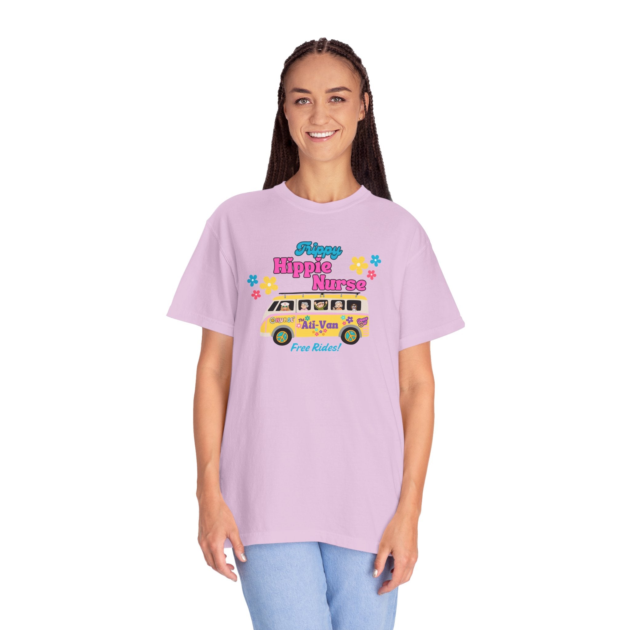 Funny Nurse T-Shirt, Ati-Van Ride, Unisex Tee, 100% Cotton, Nurse Gift, Soft Nurse T-Shirt