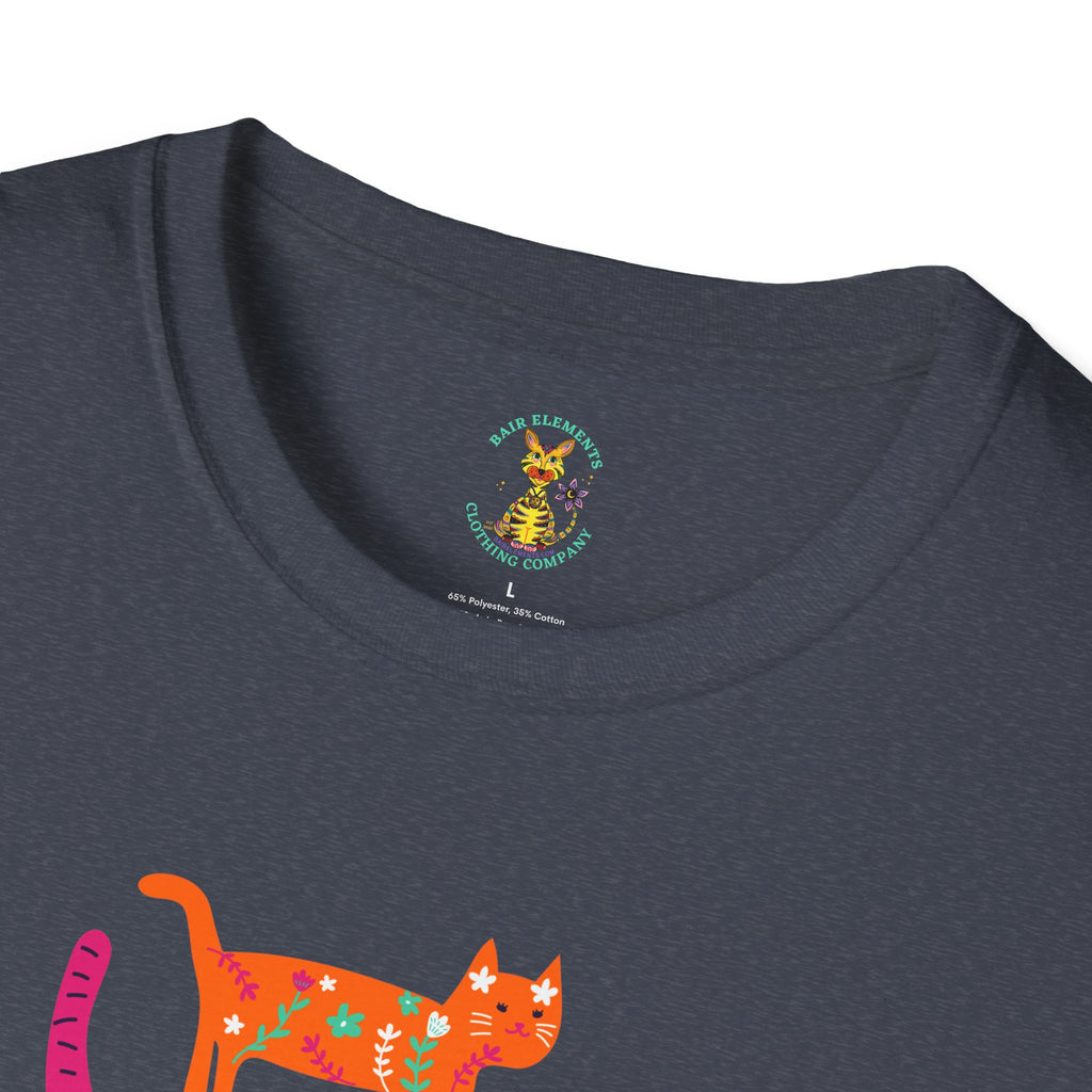 Personalized Grandma Cat T-Shirt, Mother's Day T-Shirt, Sizes XS-5X, Cat Print T-Shirt for Women