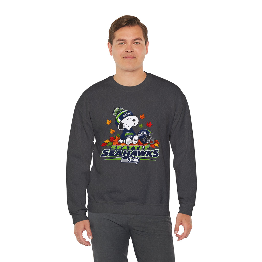 Seattle Seahawks Snoopy Fall Sweatshirt for Men and Women