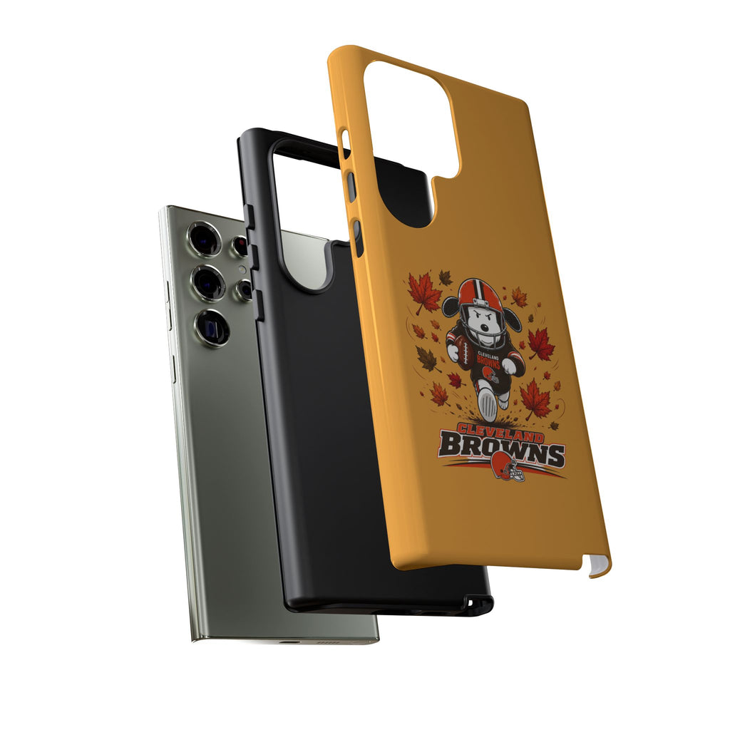 Cleveland Browns Fall Snoopy Touchdown Phone Case, 55 Sizes