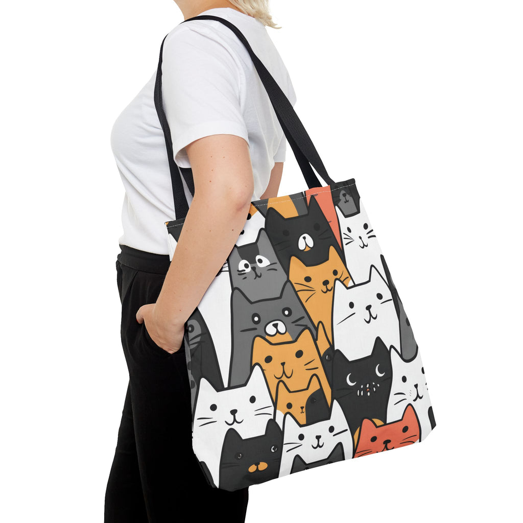 Cat Face Tote Bag, 3 Sizes