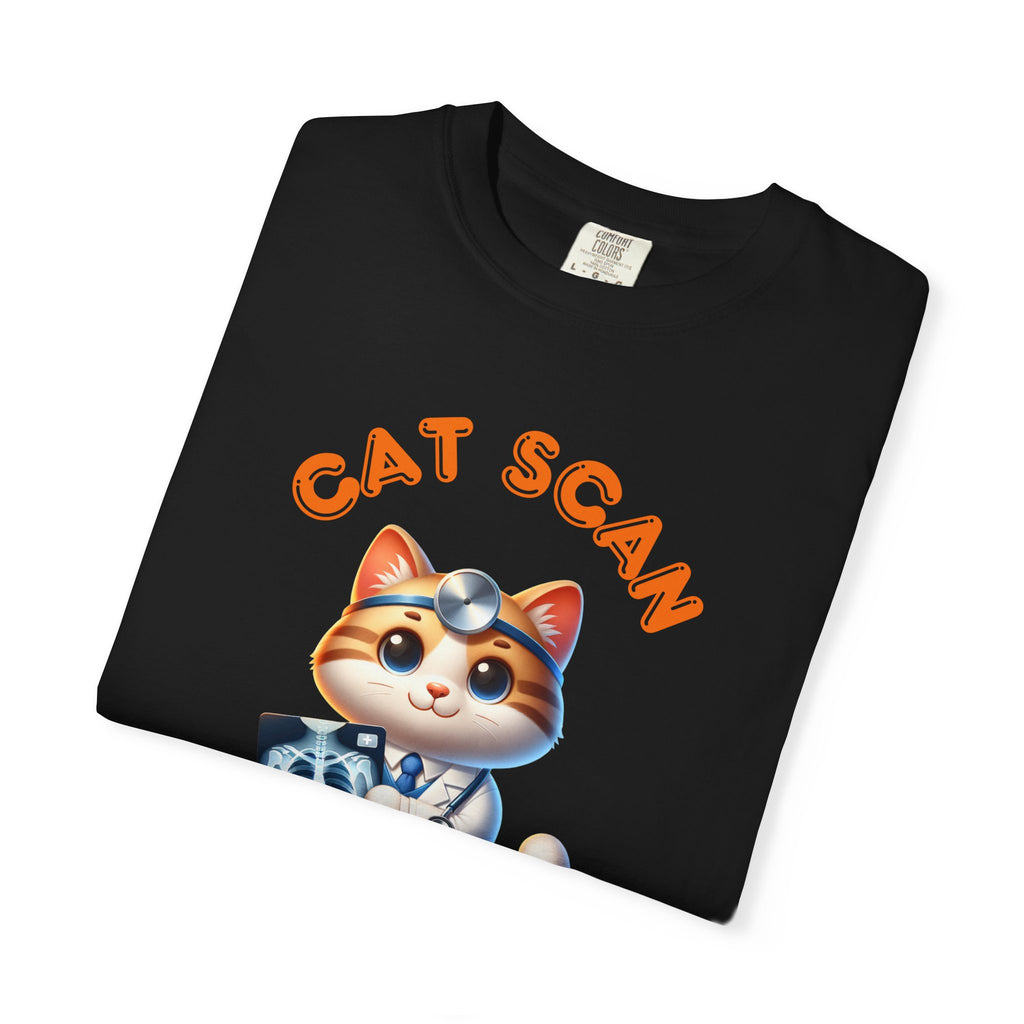 Cat Scan T-Shirt, Funny Cat Tee, Unisex Graphic Shirt, Cat Lover Gift, Animal X-Ray Tee