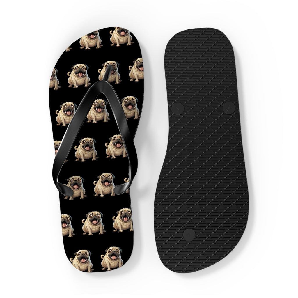 Laughing Pug, Flip Flops