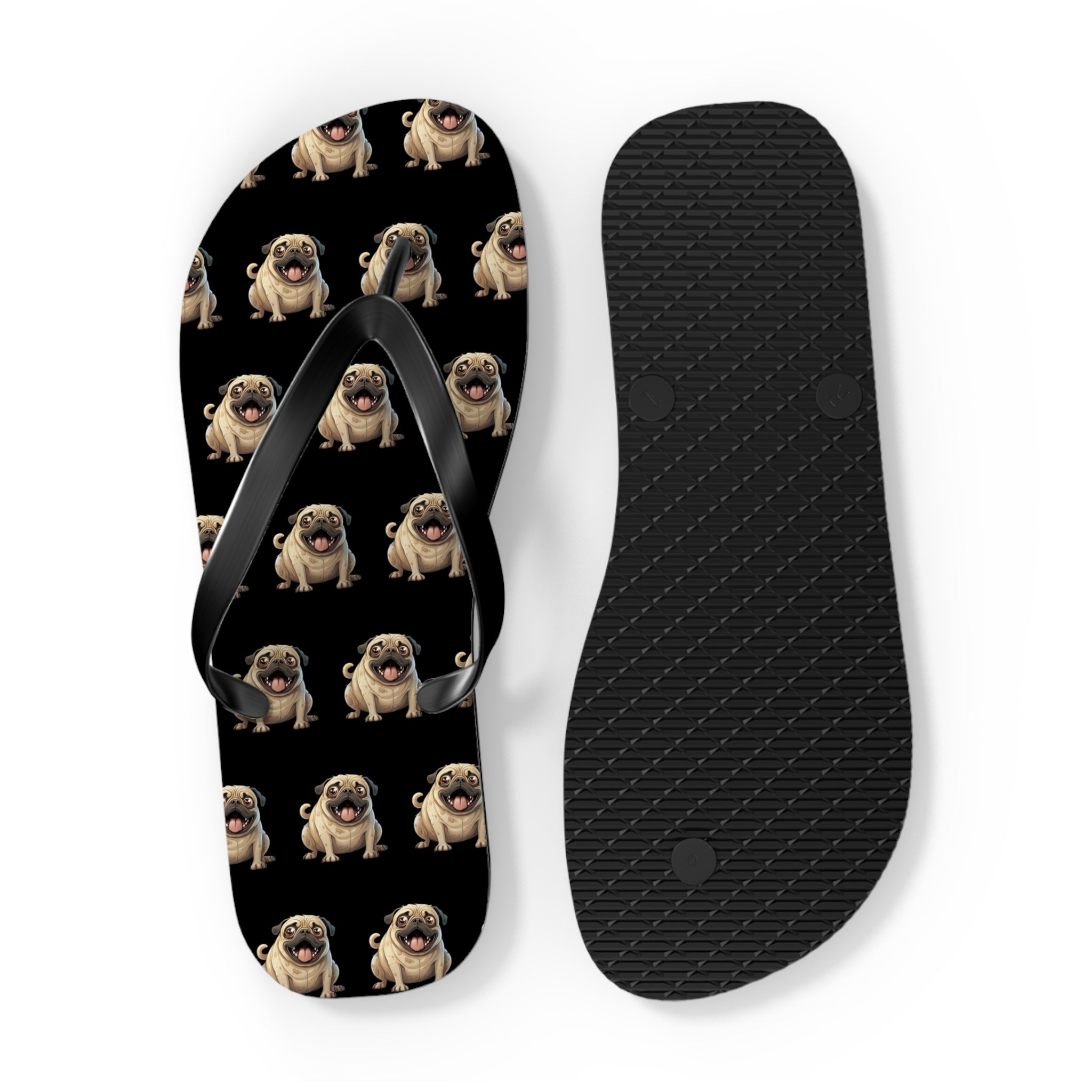 Laughing Pug, Flip Flops