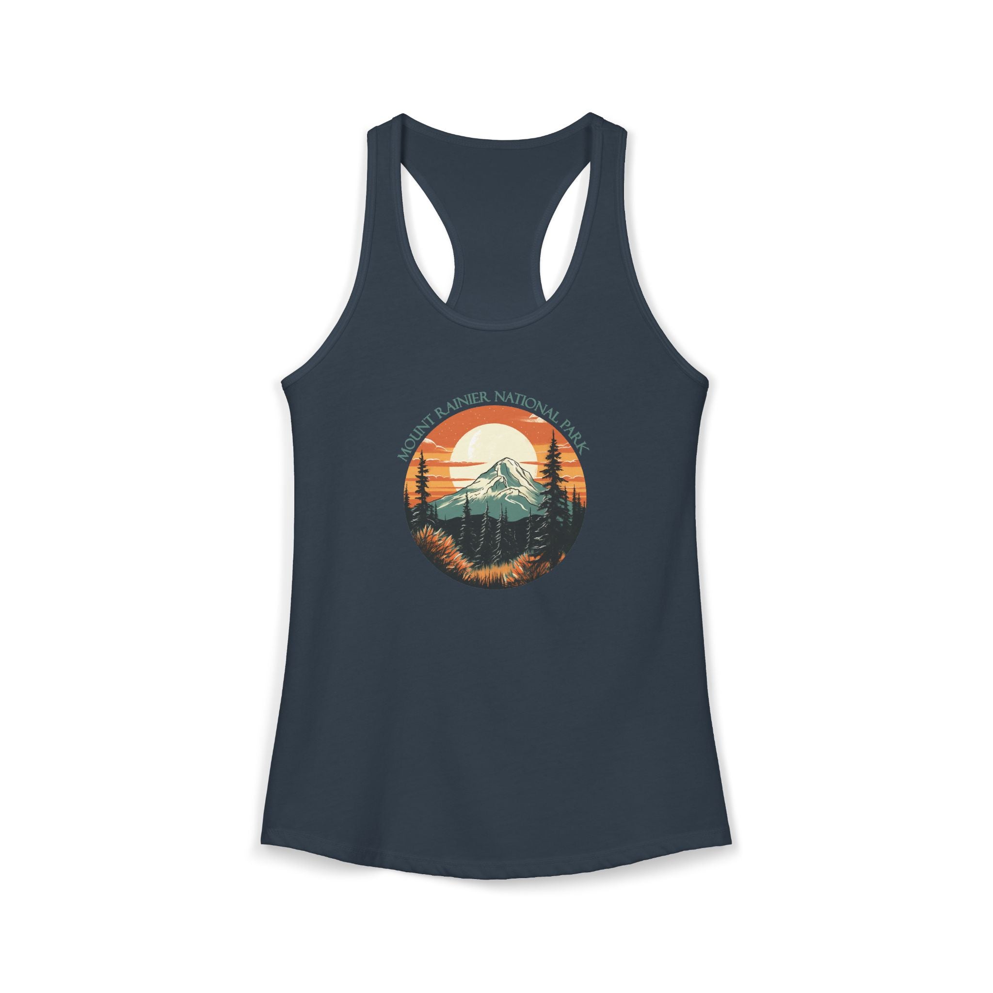 Mt Rainier,Women's Ideal Racerback Tank, 5 colors
