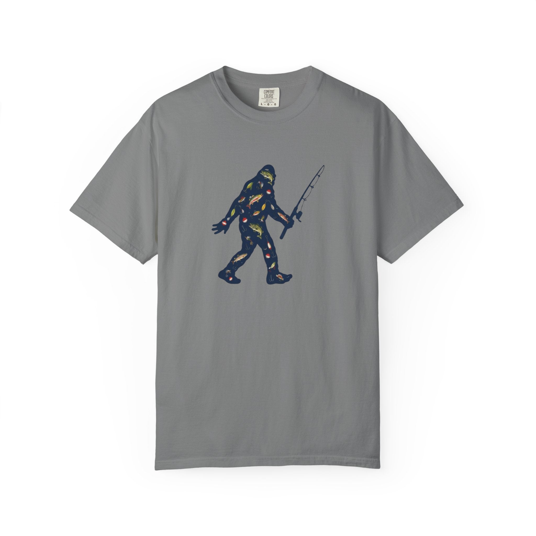 Bigfoot Fishing Father's Day T-Shirt,  Father's Day T-Shirt