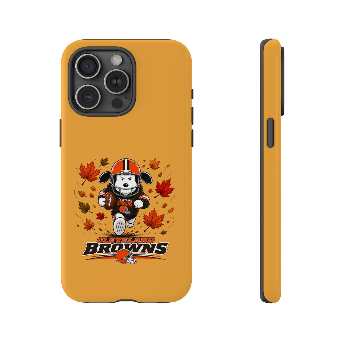 Cleveland Browns Fall Snoopy Touchdown Phone Case, 55 Sizes