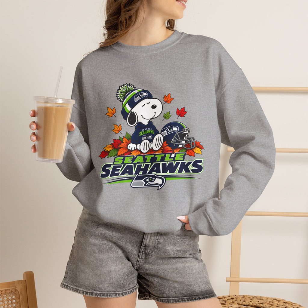 Seattle Seahawks Snoopy Fall Sweatshirt for Men and Women
