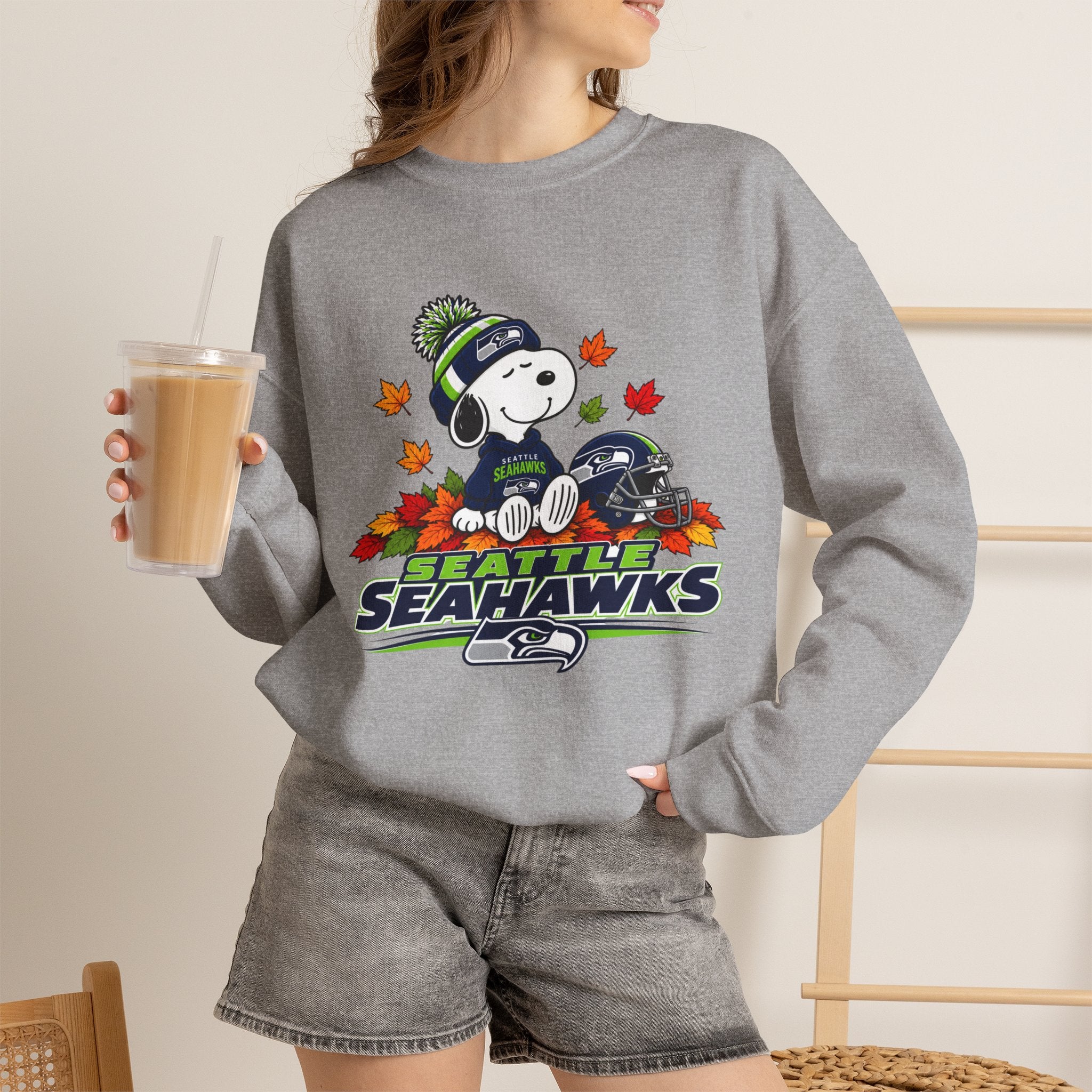 Seattle Seahawks Snoopy Fall Sweatshirt for Men and Women