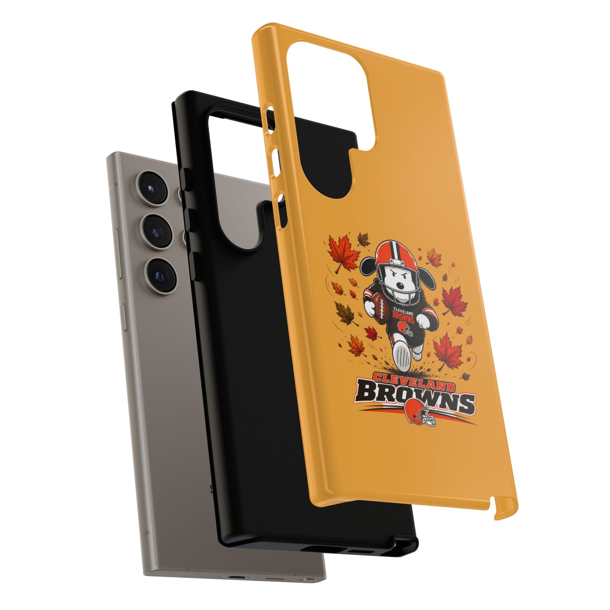 Cleveland Browns Fall Snoopy Touchdown Phone Case, 55 Sizes
