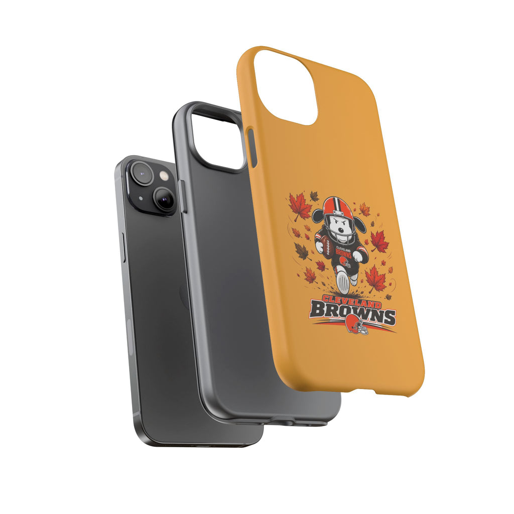 Cleveland Browns Fall Snoopy Touchdown Phone Case, 55 Sizes