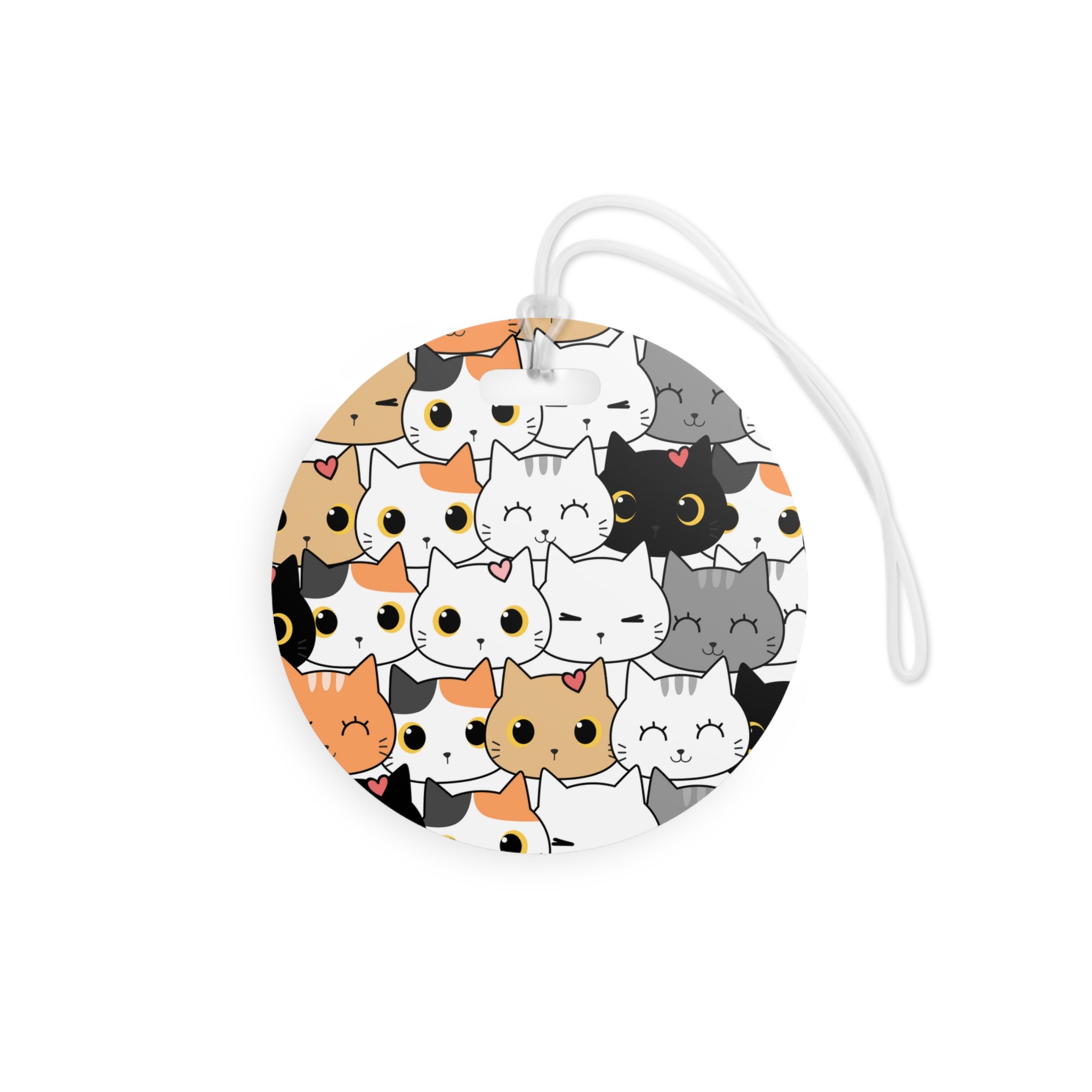 Happy Cat, Luggage Identifier Tags