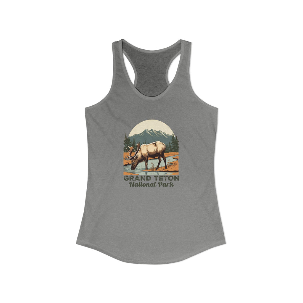 Grand Teton National Park, Women's Ideal Racerback Tank
