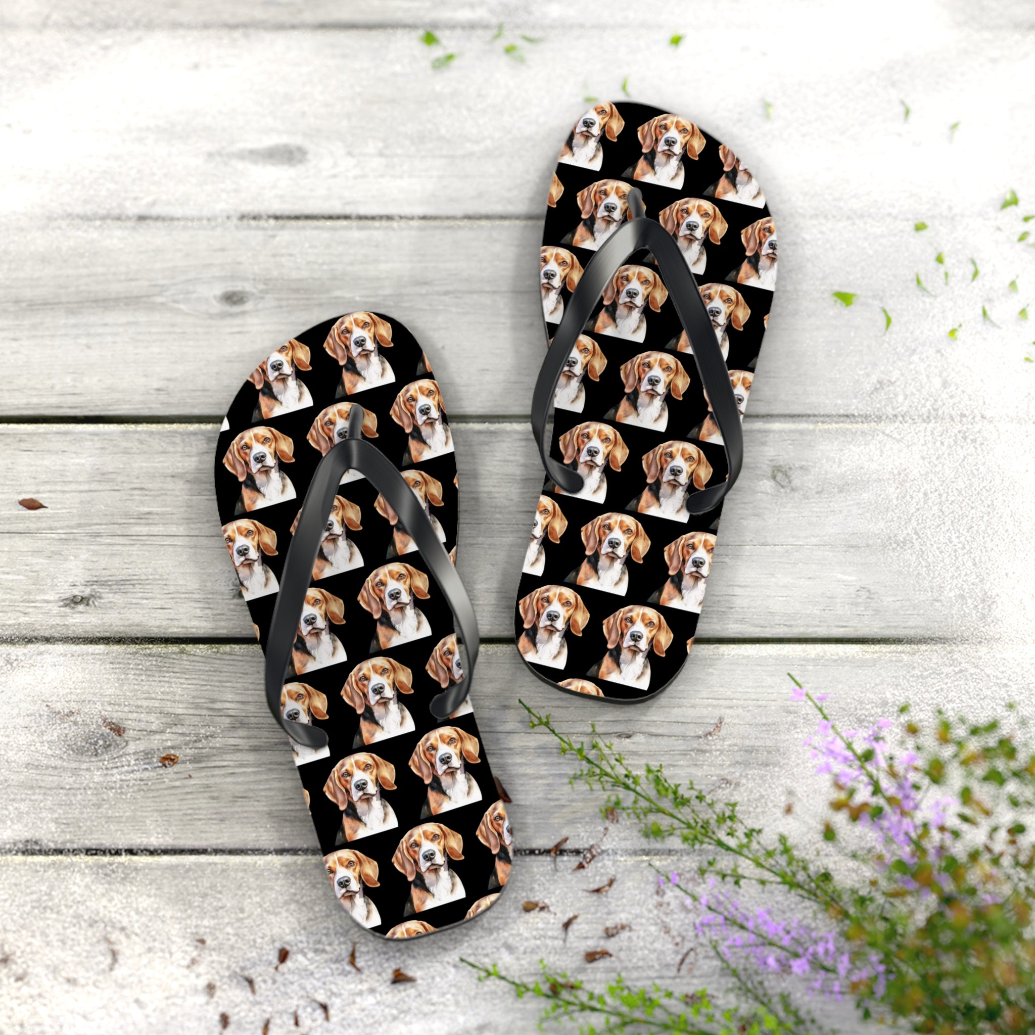 Beagle Flip Flops