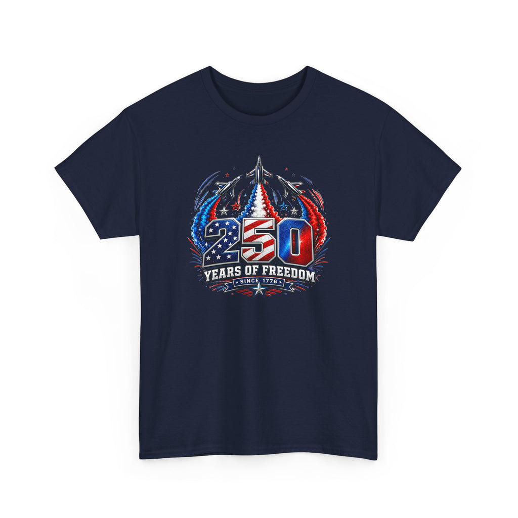 250 Years of Freedom T-Shirt — Men's Patriotic July 4th Tee