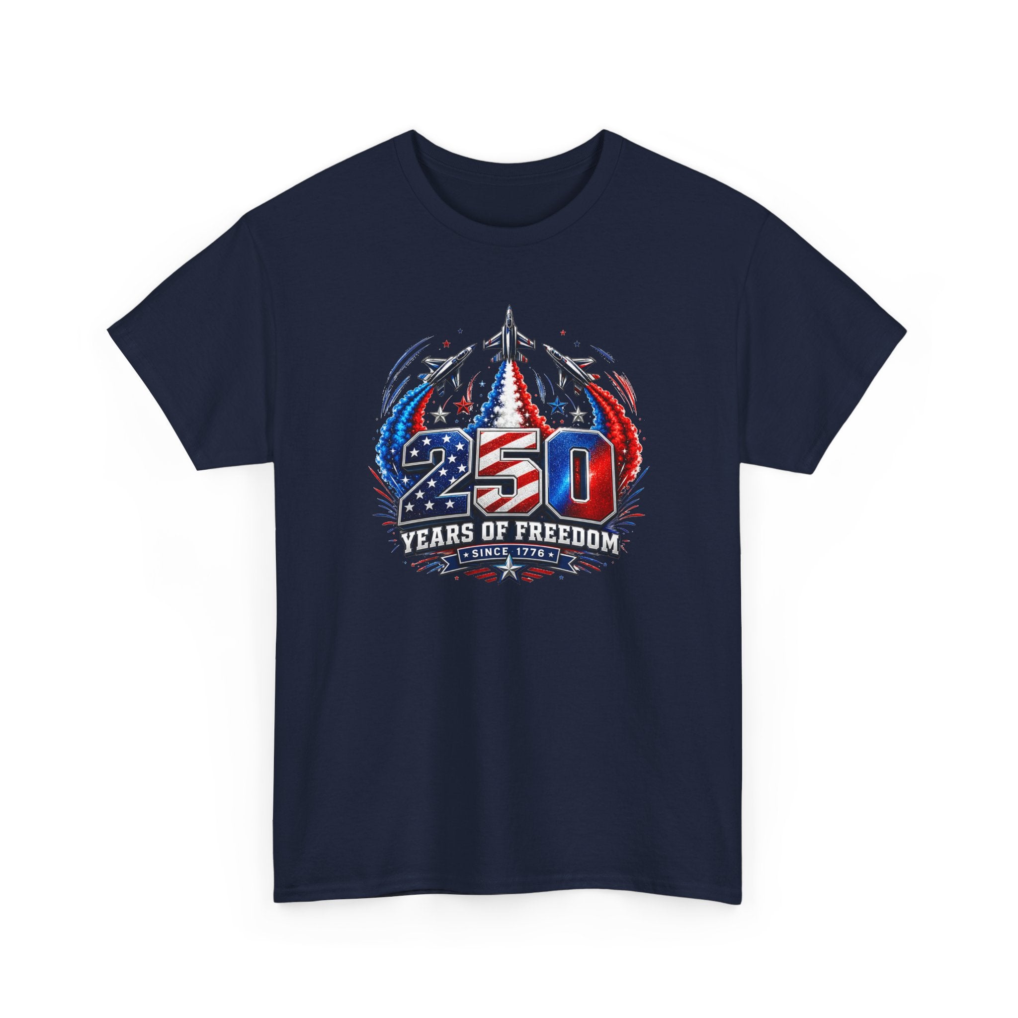 250 Years of Freedom T-Shirt — Men's Patriotic July 4th Tee