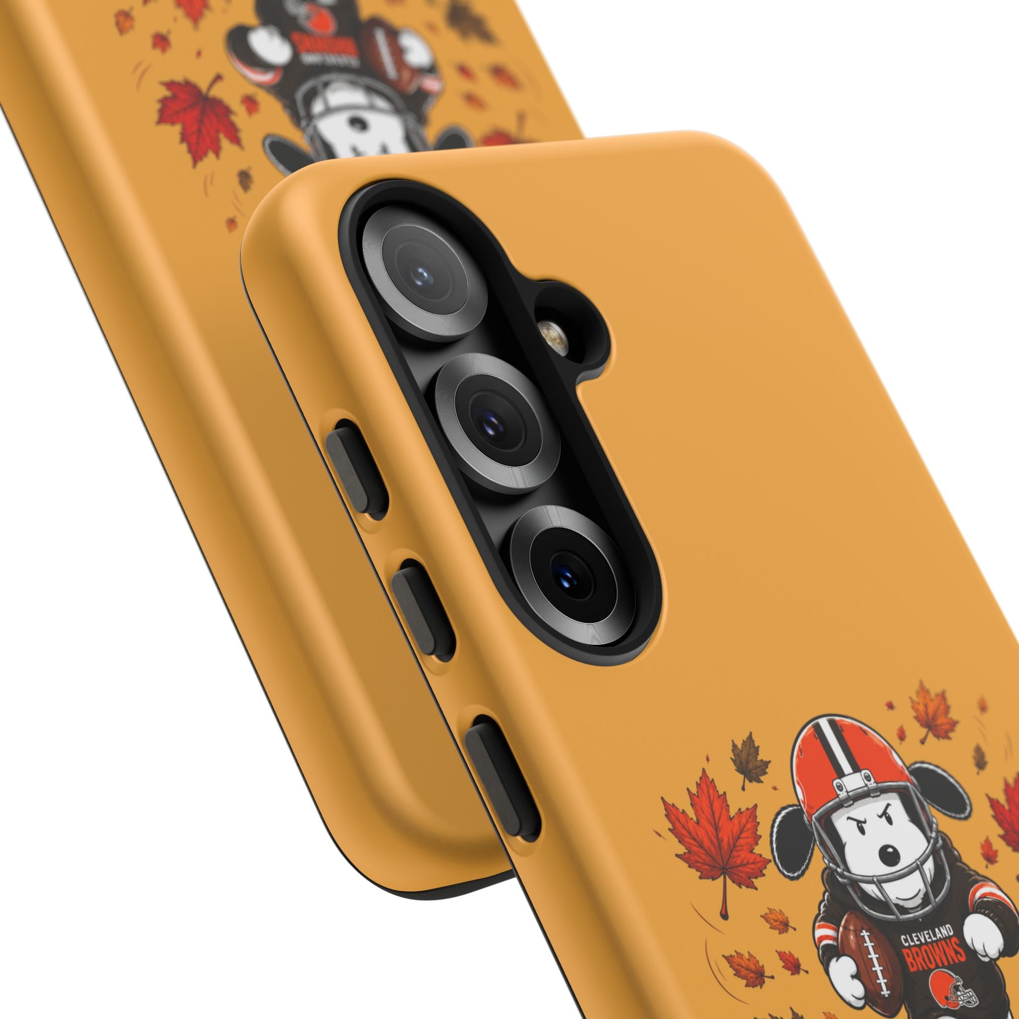 Cleveland Browns Fall Snoopy Touchdown Phone Case, 55 Sizes