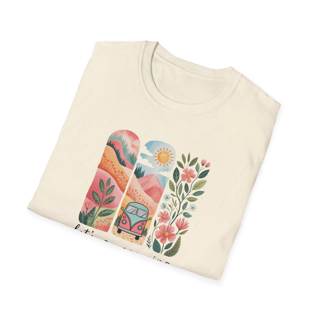 Let's Go Camping Retro Camping Shirt, 70's Camping Shirt