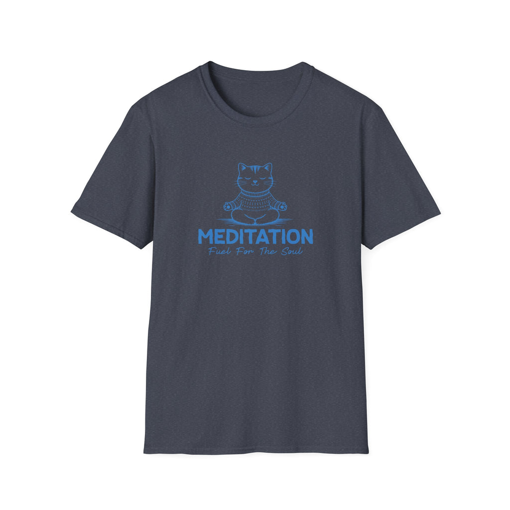 Cat Yoga Meditation T-Shirt — Cat Zen Tee for Mindfulness & Pet Lovers