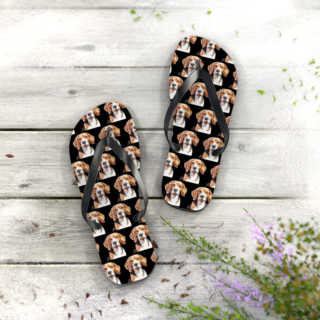 Beagle Flip Flops