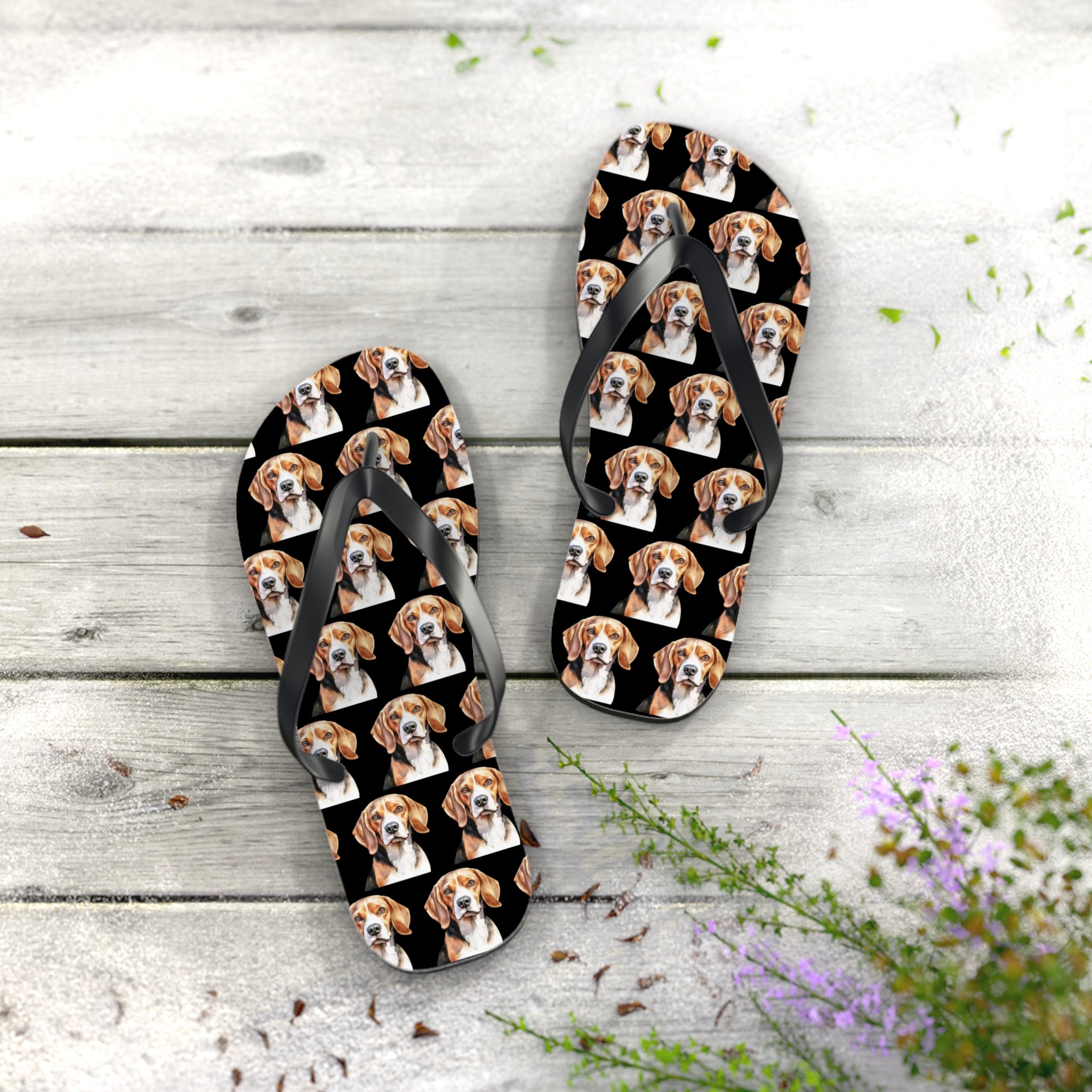 Beagle Flip Flops