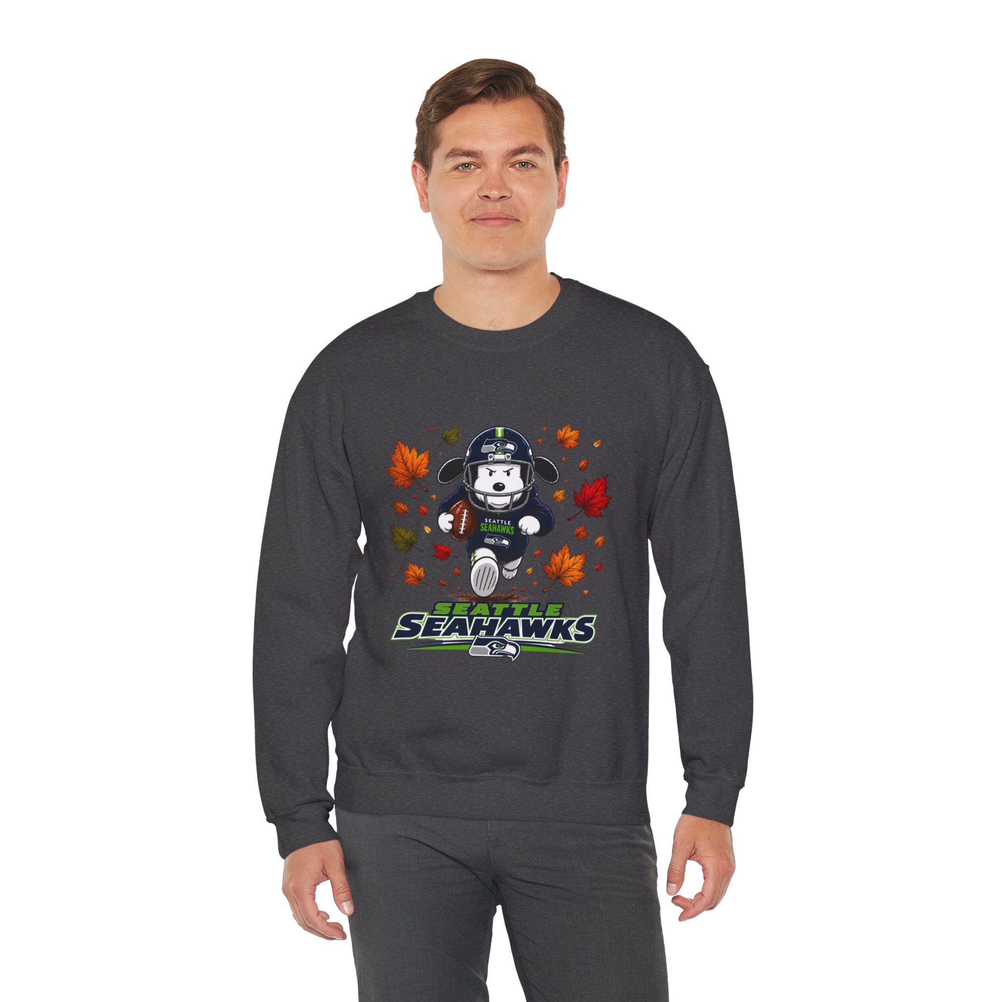 Seattle Seahawks Snoopy Touchdown Fall Sweatshirt for Men and Women