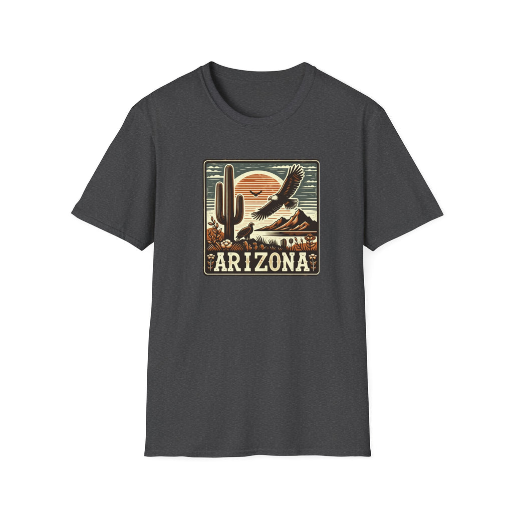 Arizona Desert Graphic T-Shirt, Southwestern Summer Shirt
