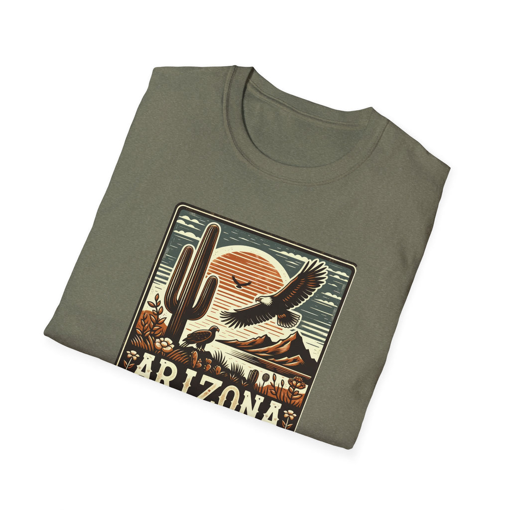 Arizona Desert Graphic T-Shirt, Southwestern Summer Shirt