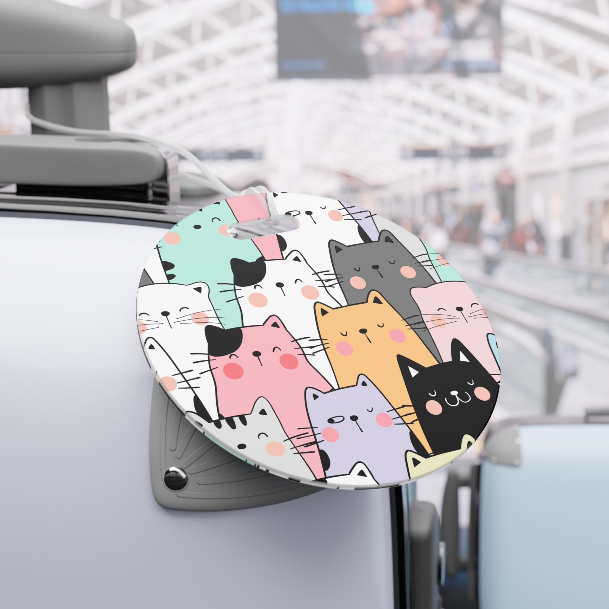 Colorful Cat, Luggage Identifier Tags